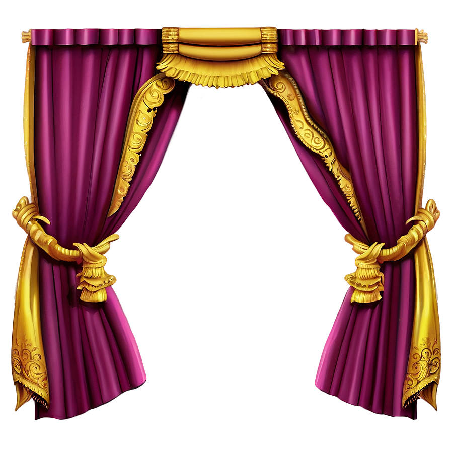 Traditional Curtains Png 05252024 PNG Image