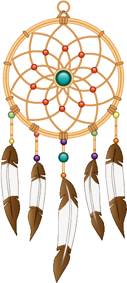 Traditional Dreamcatcher Art PNG Image