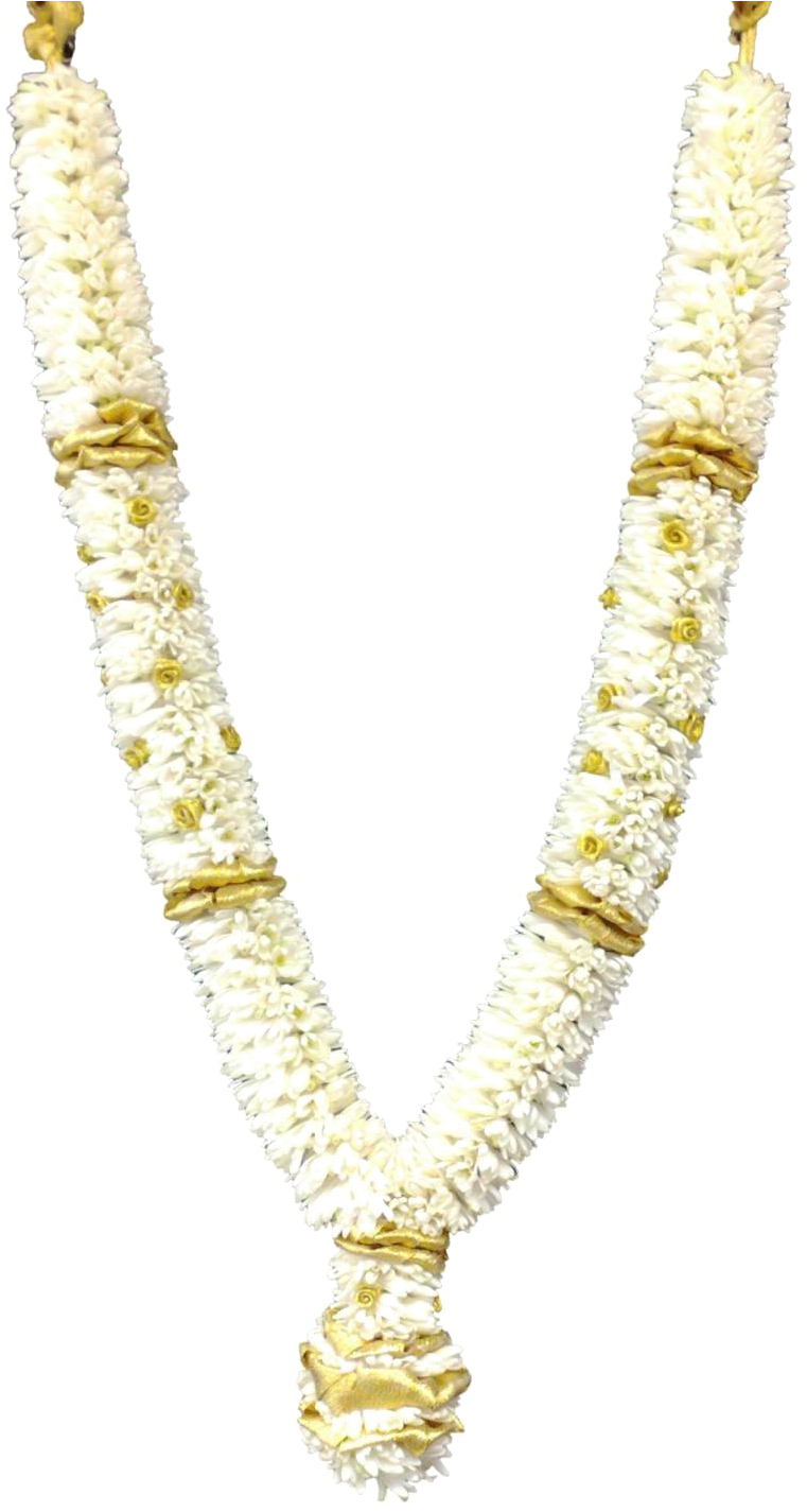 Traditional Floral Garland PNG Image