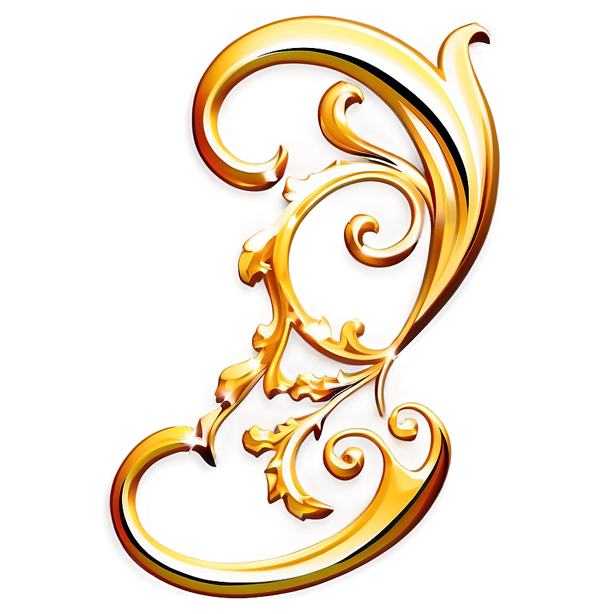 Traditional Gold Scrollwork Png 06262024 PNG Image