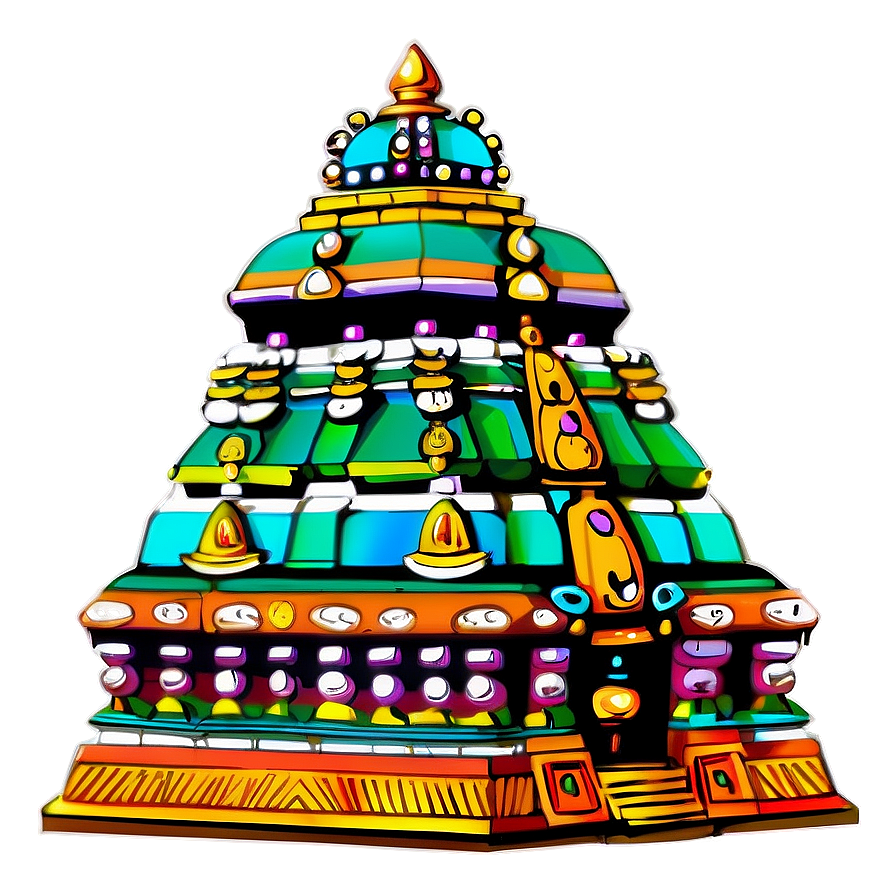 Traditional Hindu Temple Png Kpe66 PNG Image