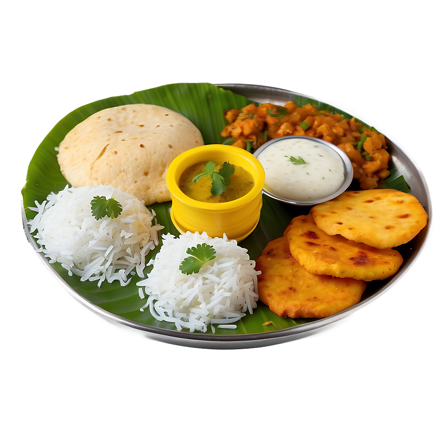 Traditional Indian Dinner Png Wgy PNG Image