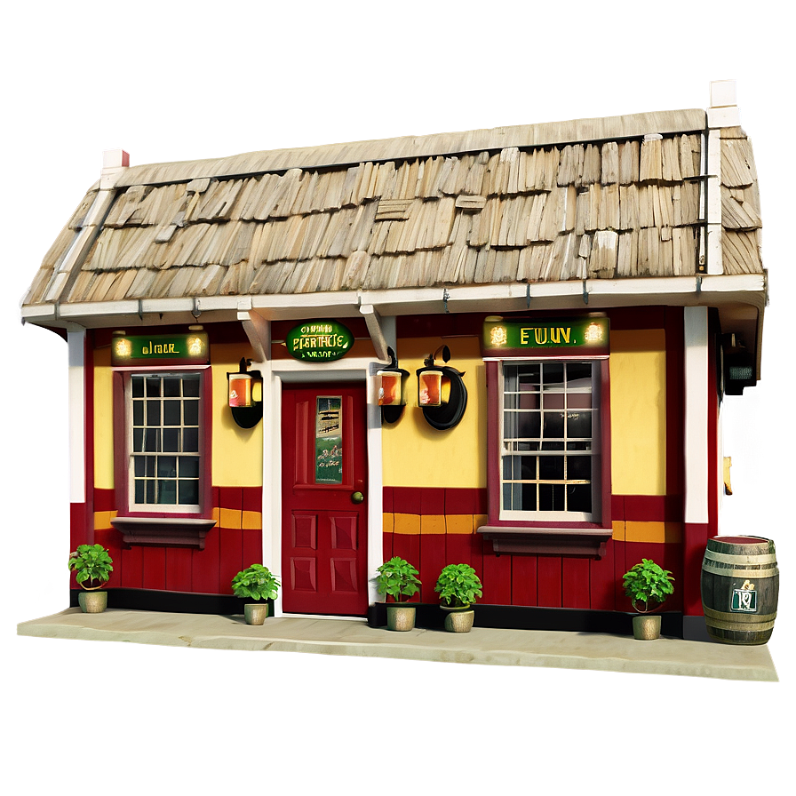 Traditional Irish Pub Png 06232024 PNG Image