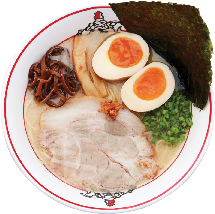 Traditional Japanese Ramen Bowl PNG Image