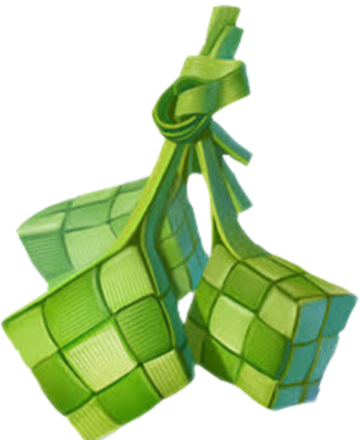 Traditional Ketupat Rice Cakes PNG Image