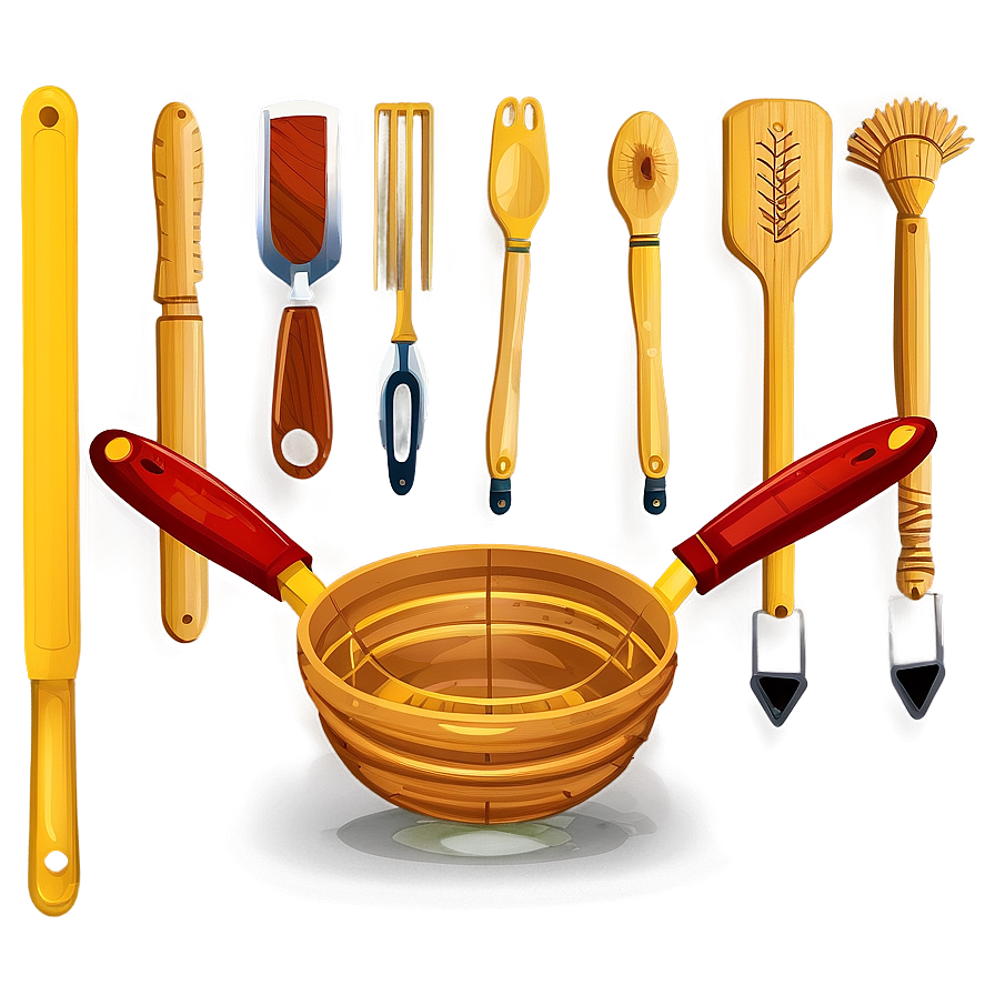 Traditional Kitchen Utensils Png Rhy76 PNG Image