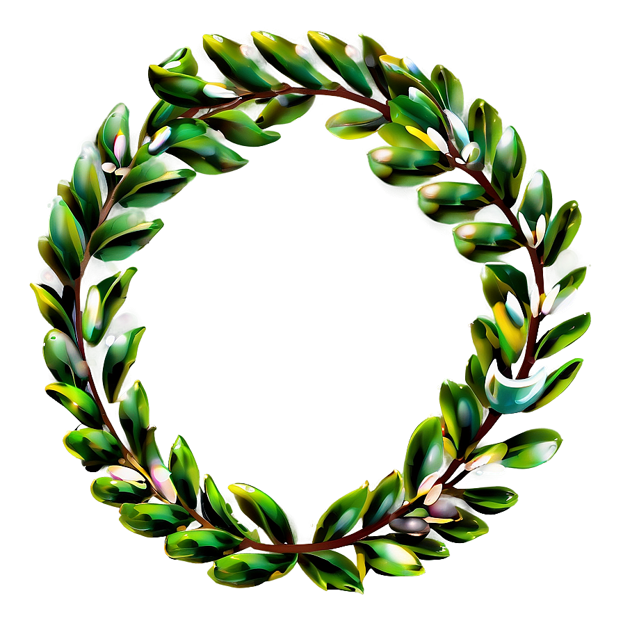 Traditional Laurel Wreath Png Ljc PNG Image