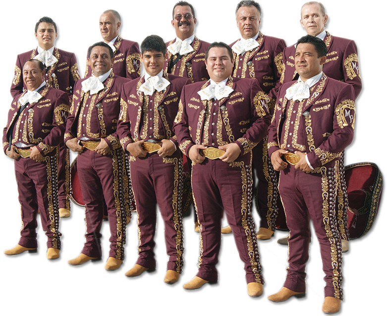 Traditional Mariachi Group Portrait PNG Image