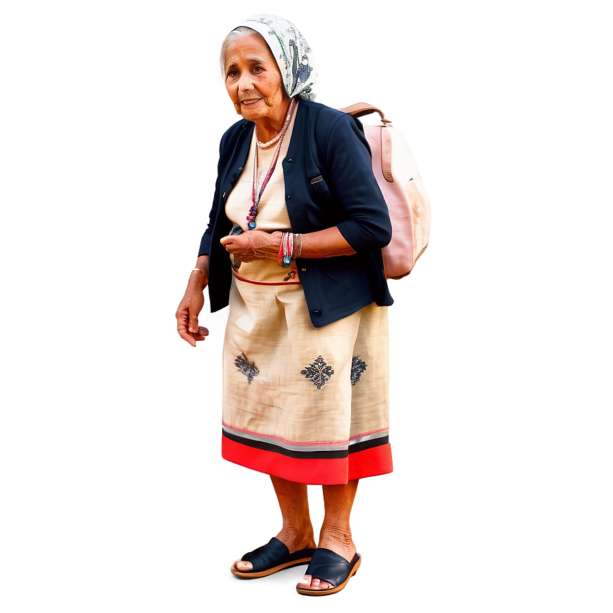 Traditional Old Lady Image Png Uoy PNG Image