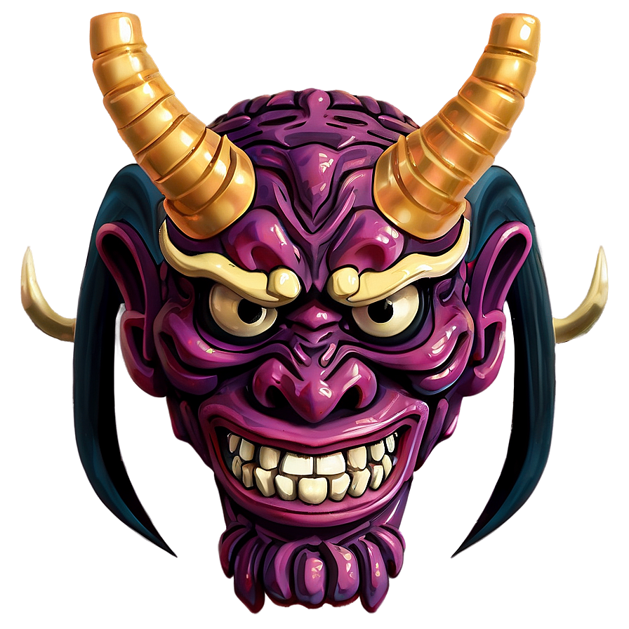 Traditional Oni Mask Png Jkl58 PNG Image