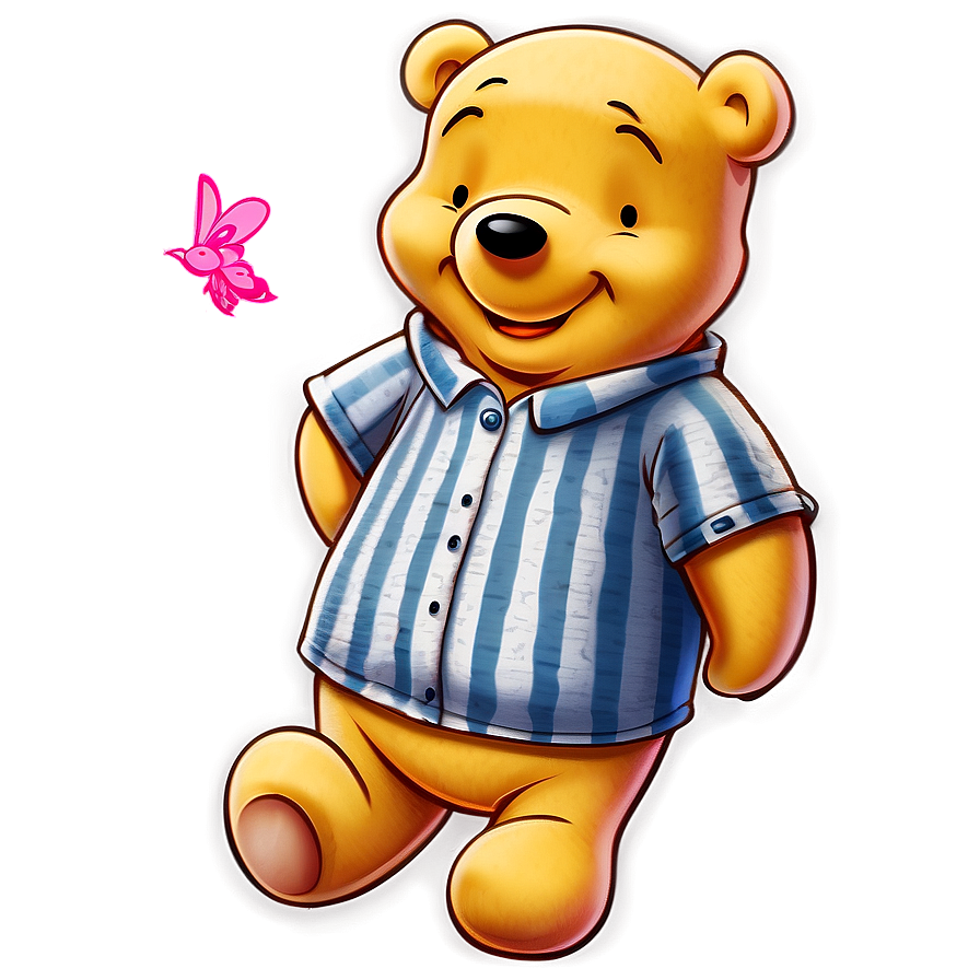 Traditional Pooh Bear Goodnight Png Yff PNG Image