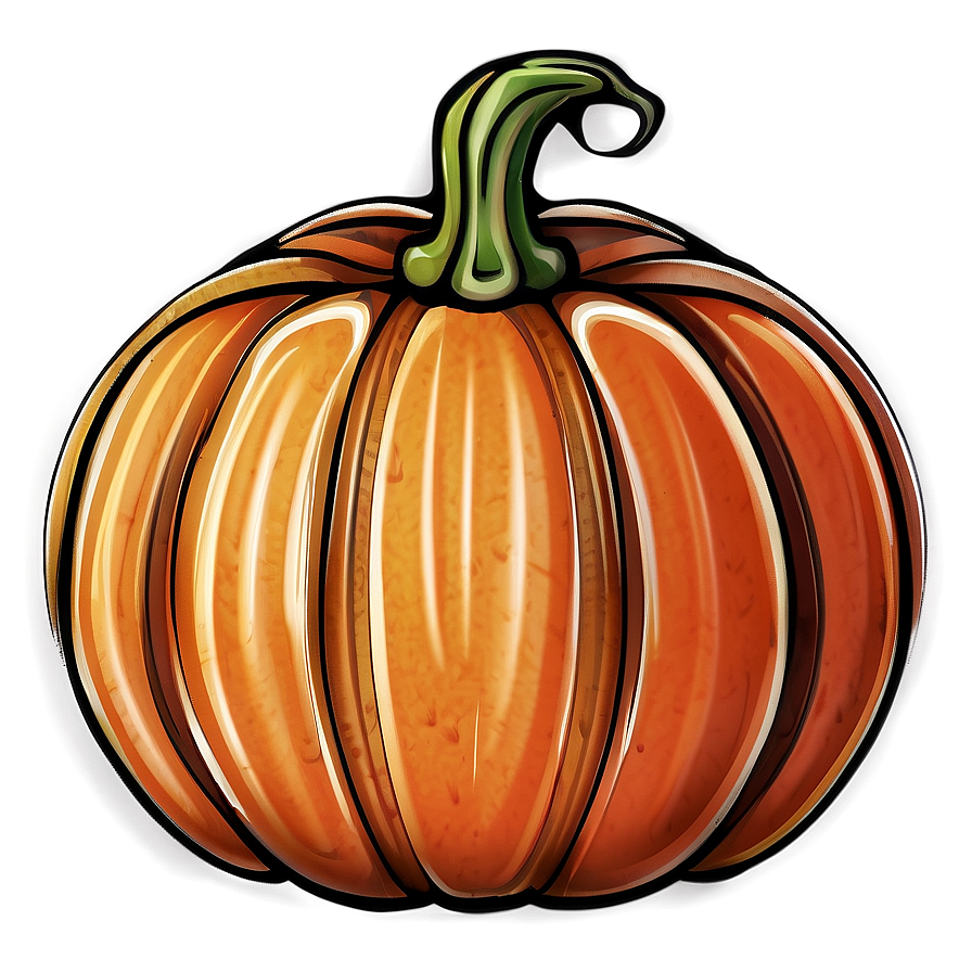 Traditional Pumpkin Outline Symbol Png Rii PNG Image