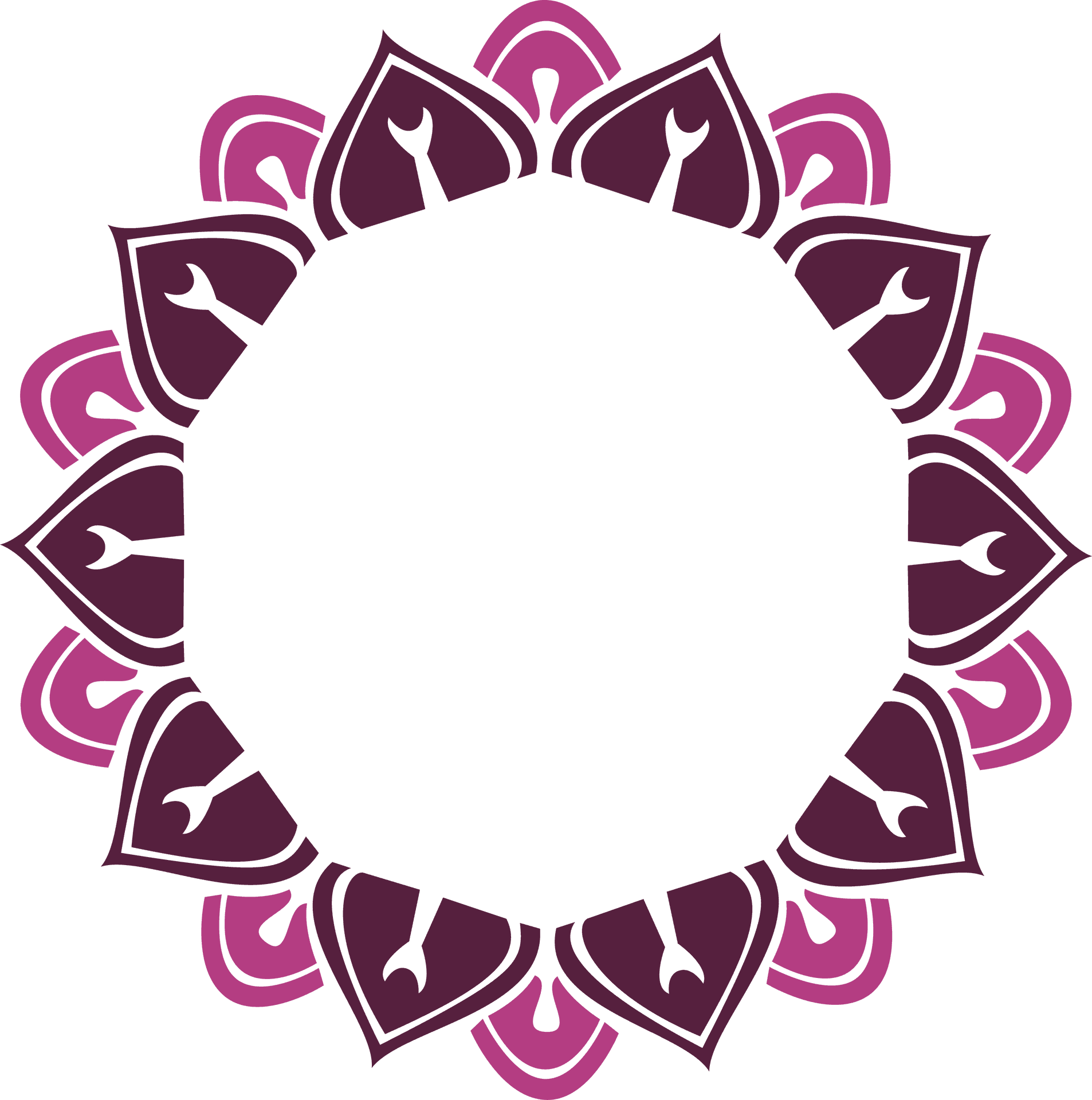 Traditional Rangoli Design Circular Pattern PNG Image