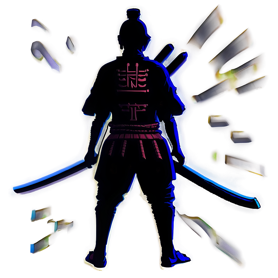 Traditional Samurai Silhouette Png Cjv45 PNG Image