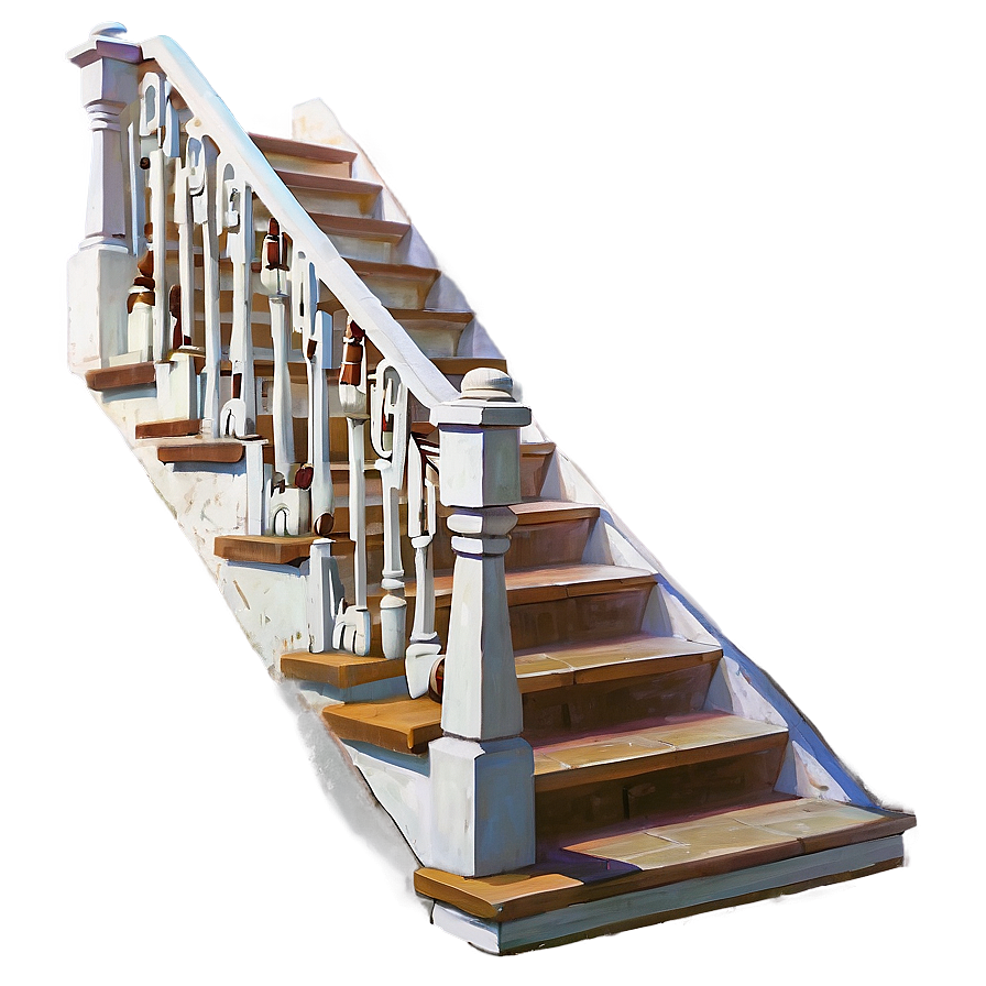 Traditional Staircase Png 06122024 PNG Image