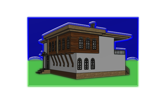 Traditional Style Rendered Home PNG Image