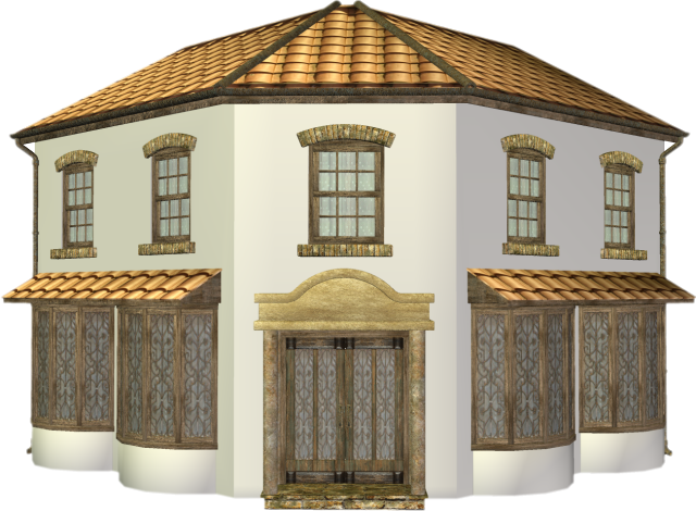 Traditional Style Virtual Home PNG Image