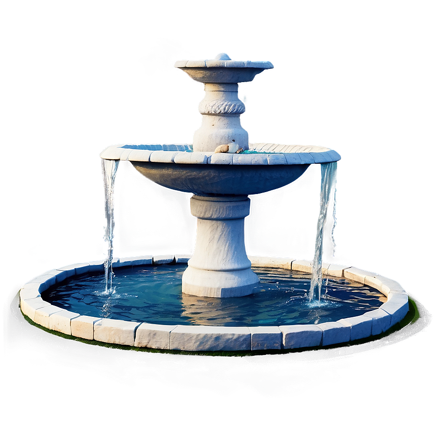 Traditional Village Fountain Png Mwc46 PNG Image