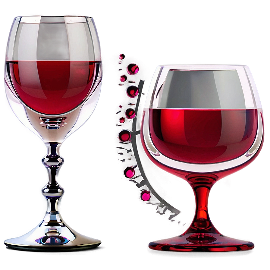 Traditional Wine Glasses Design Png Mwc2 PNG Image