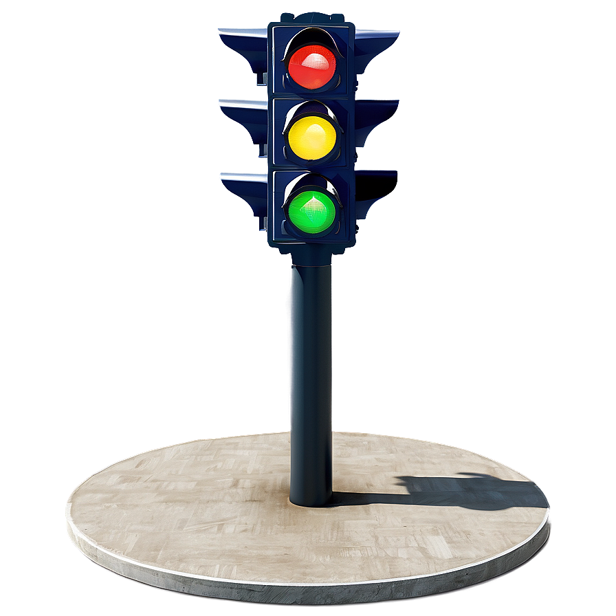 Traffic Light Pedestal Png 05242024 PNG Image