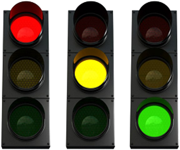 Traffic Light Stages PNG Image