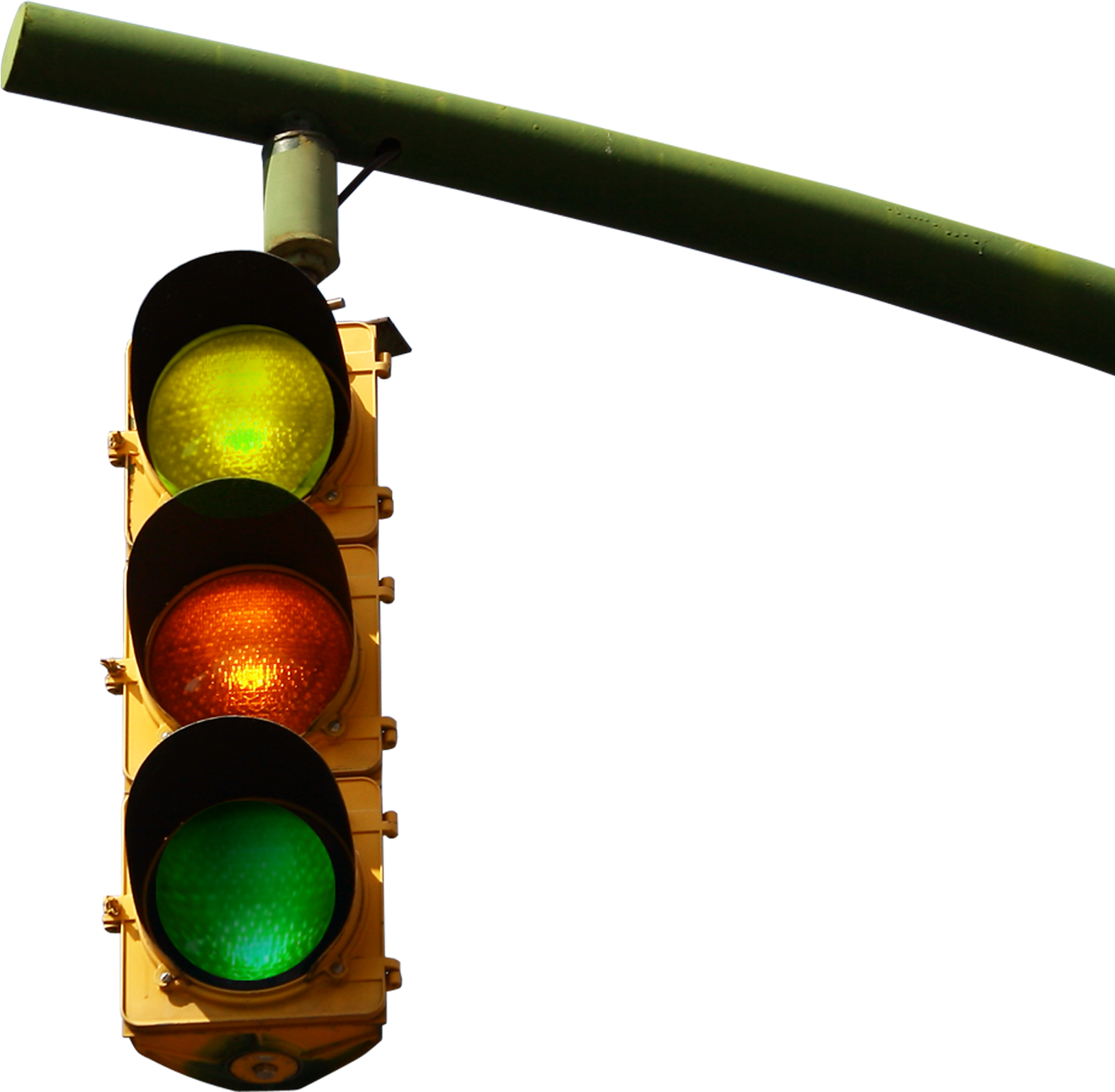 Traffic Lighton Clear Sky PNG Image