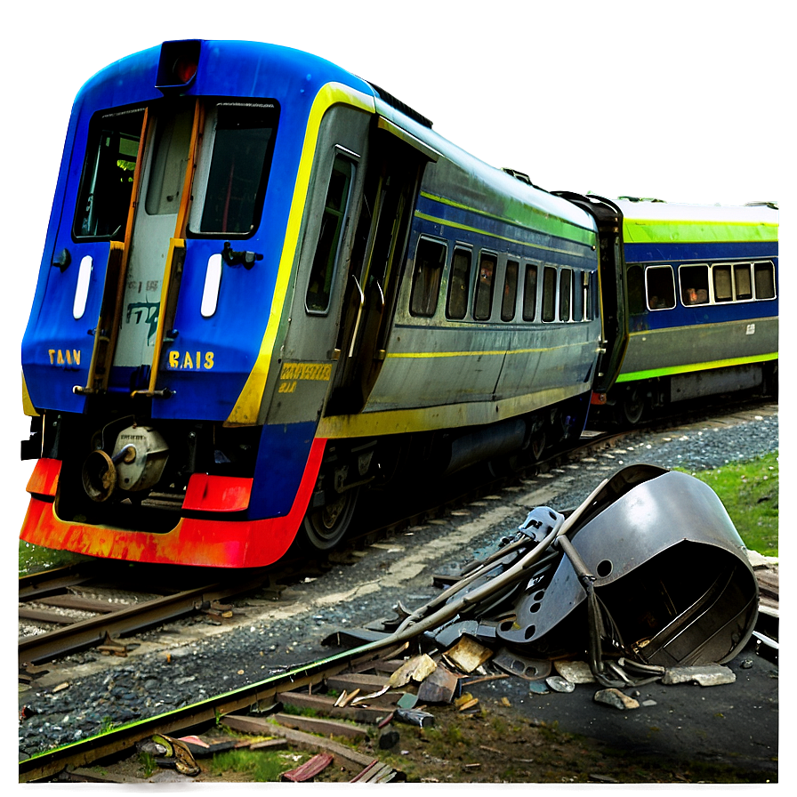 Train Crash Disaster Png Aar PNG Image