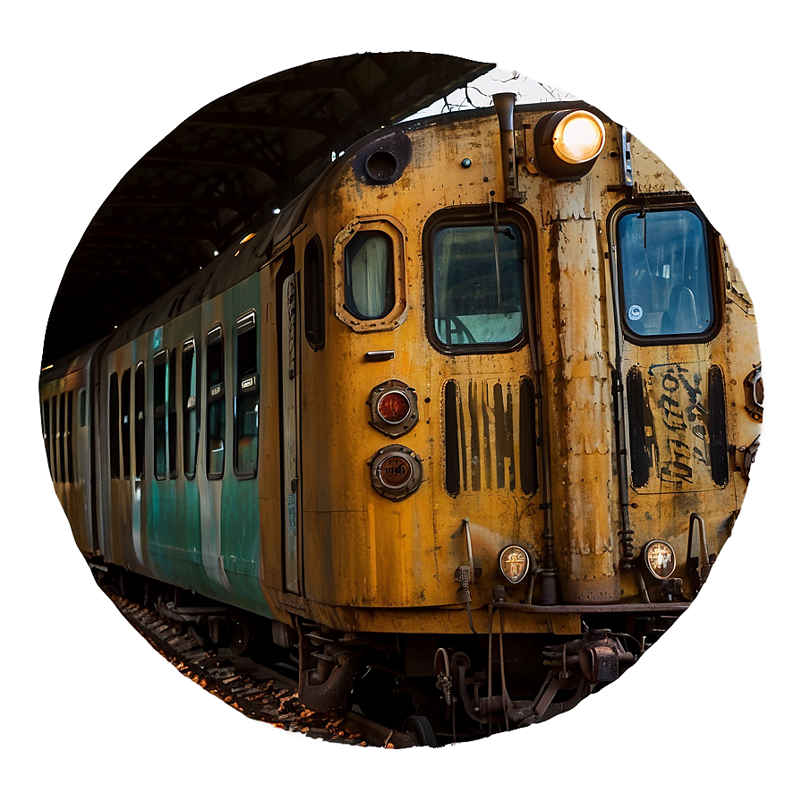 Train Station During Fall Png 39 PNG Image