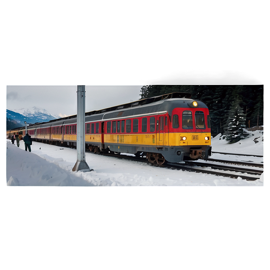 Train Station In The Mountains Png Fdj PNG Image