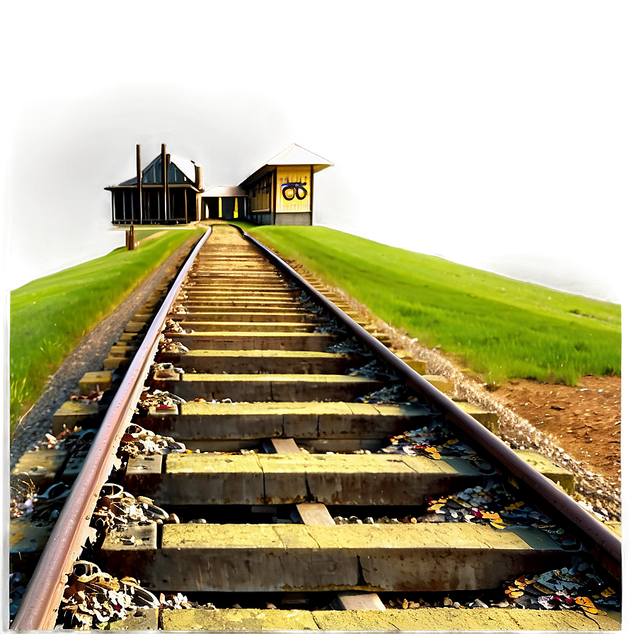 Train Station Tracks Png 81 PNG Image