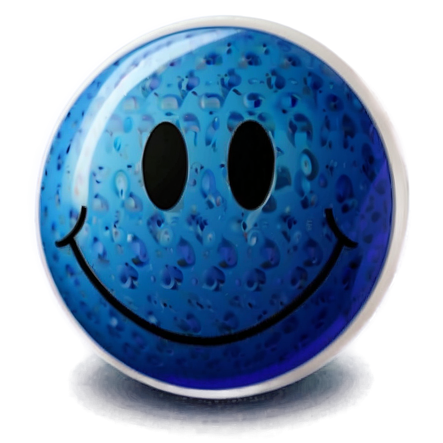 Tranquil Blue Happy Face Png Mnn29 PNG Image