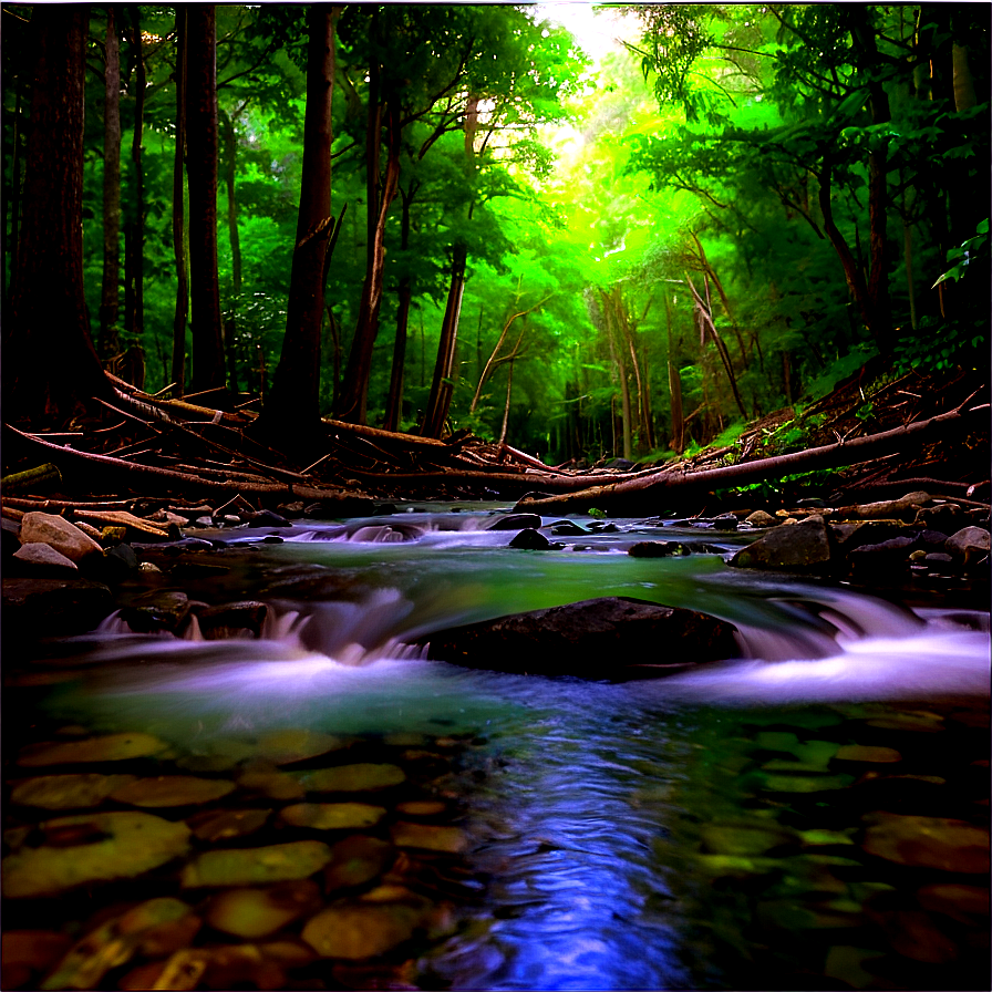 Tranquil Creek Woods Png Wid37 PNG Image