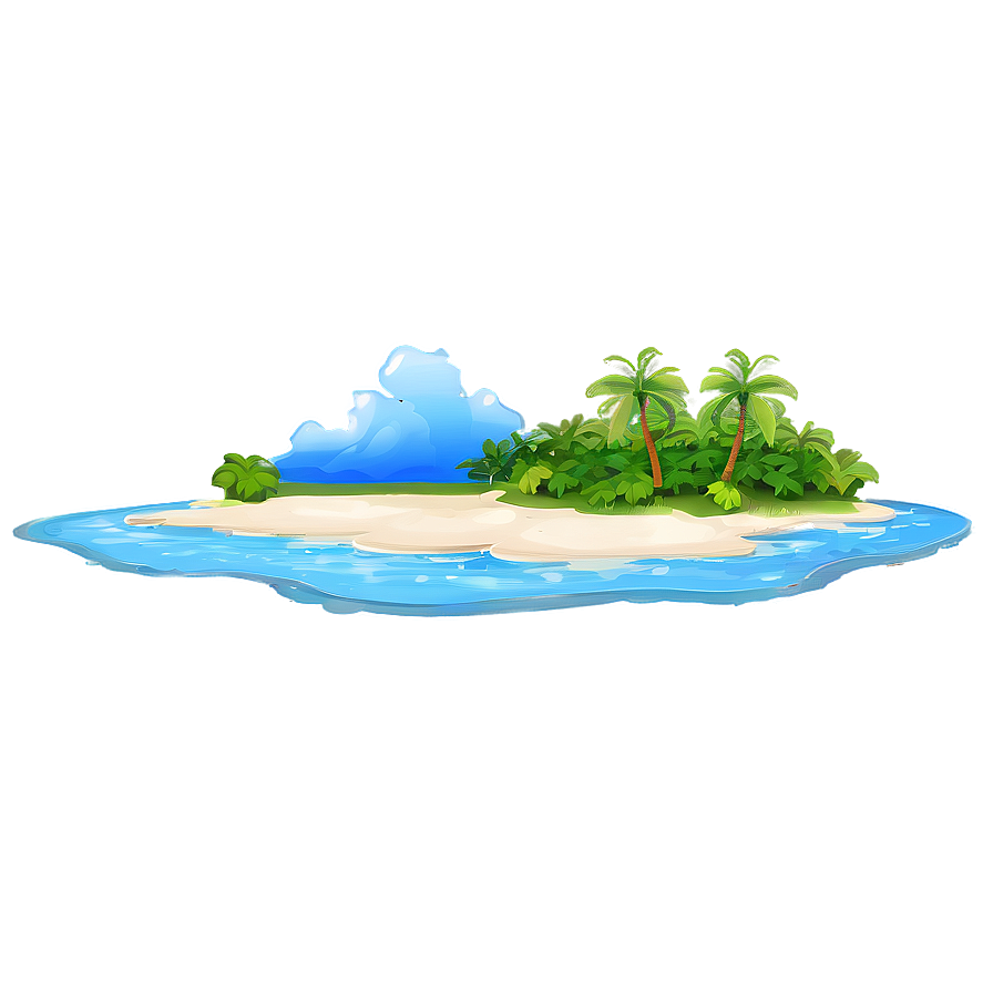 Tranquil Dream Island Png 05212024 PNG Image