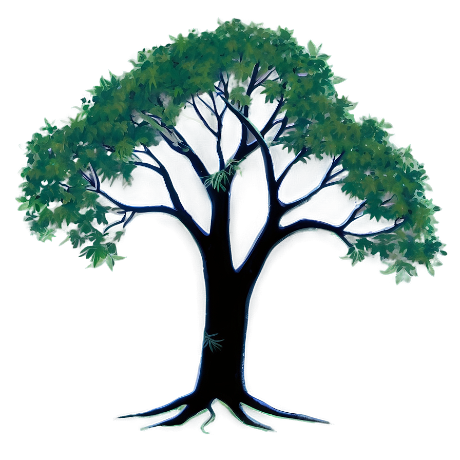 Tranquil Tree Silhouette Png 9 PNG Image