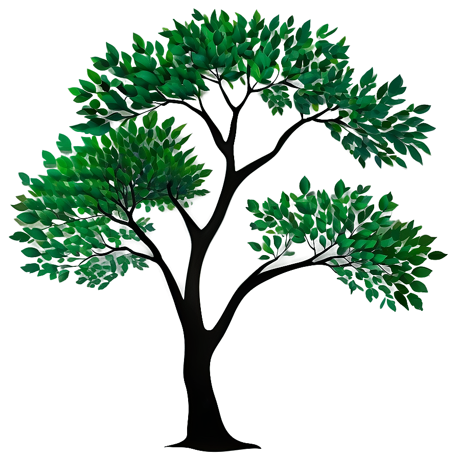 Tranquil Tree Silhouette Png Tmb73 PNG Image