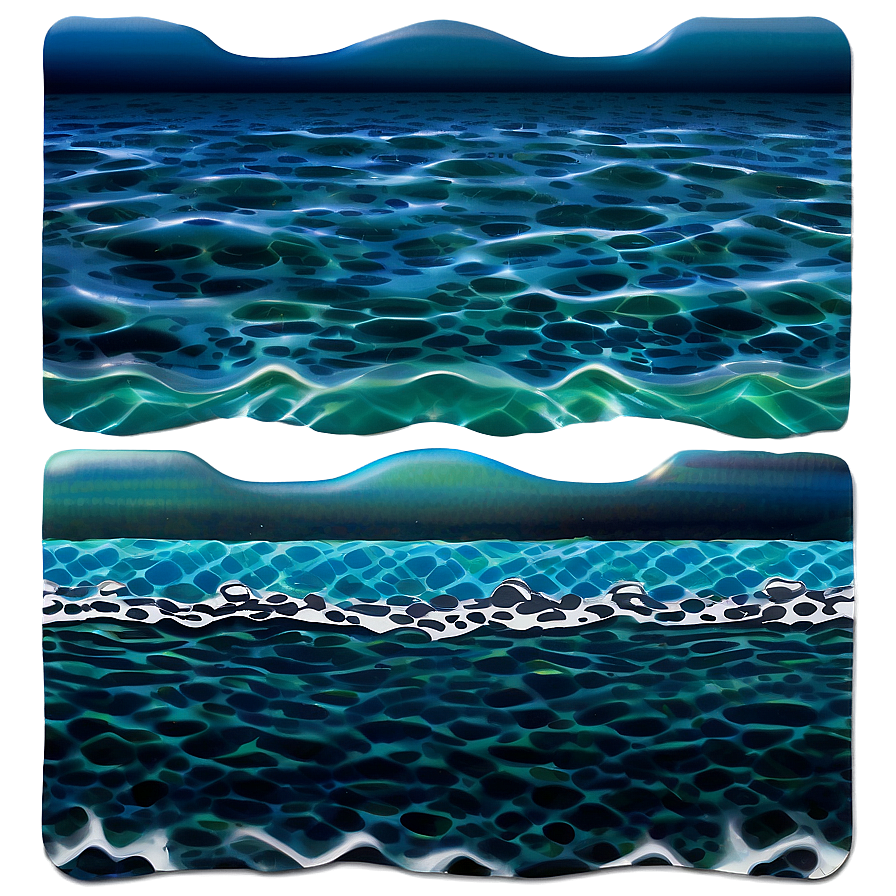 Tranquil Water Waves Png Yxo PNG Image