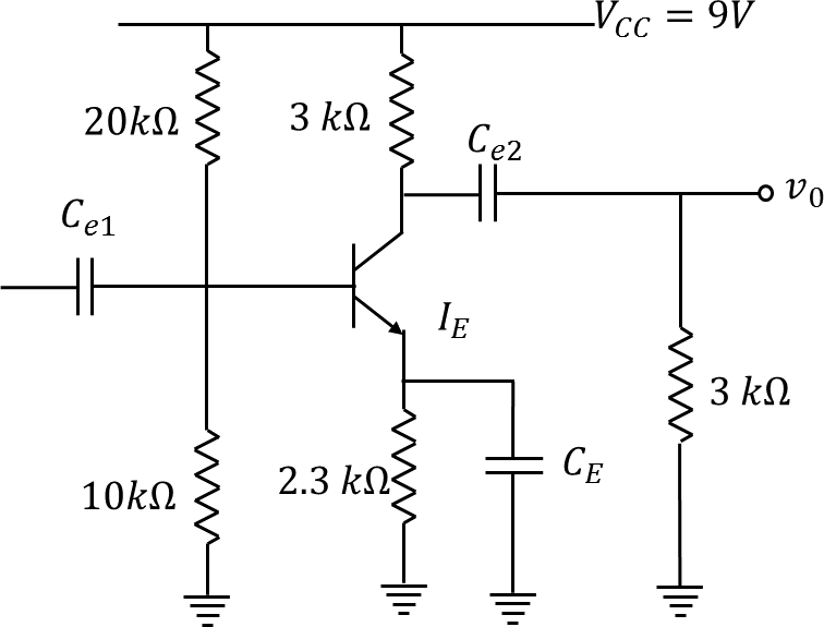 Transistor Amplifier Circuit Diagram PNG Image