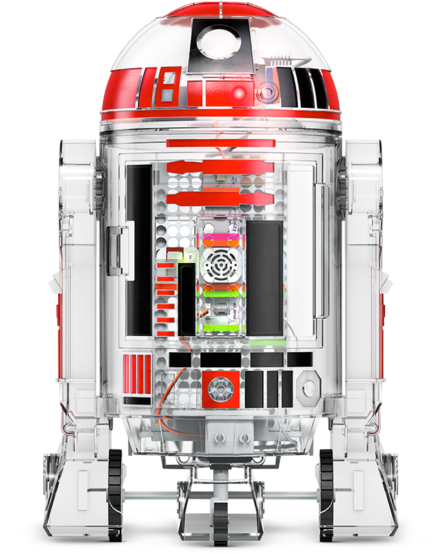 Transparent Astromech Droid PNG Image