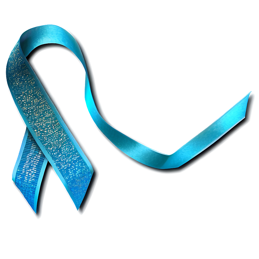 Transparent Background Teal Ribbon Png 69 PNG Image