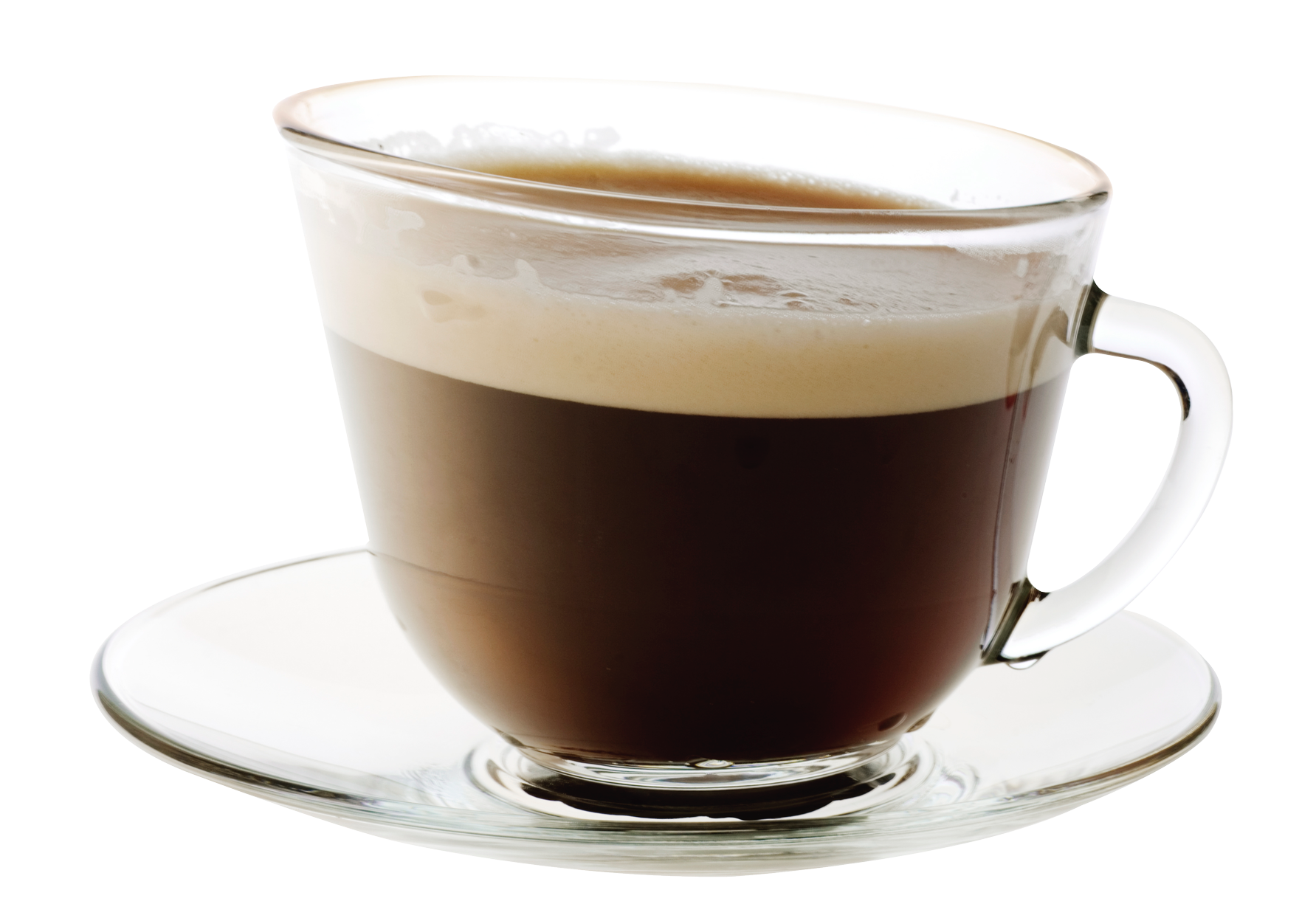 Transparent Coffee Cupwith Foam.png PNG Image