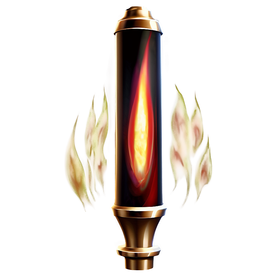 Transparent Fire Torch Png Aqu1 PNG Image