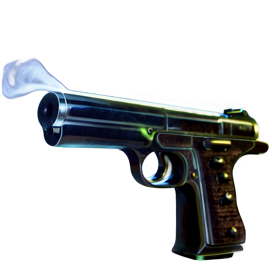 Transparent Gun With Smoke Png 05252024 PNG Image