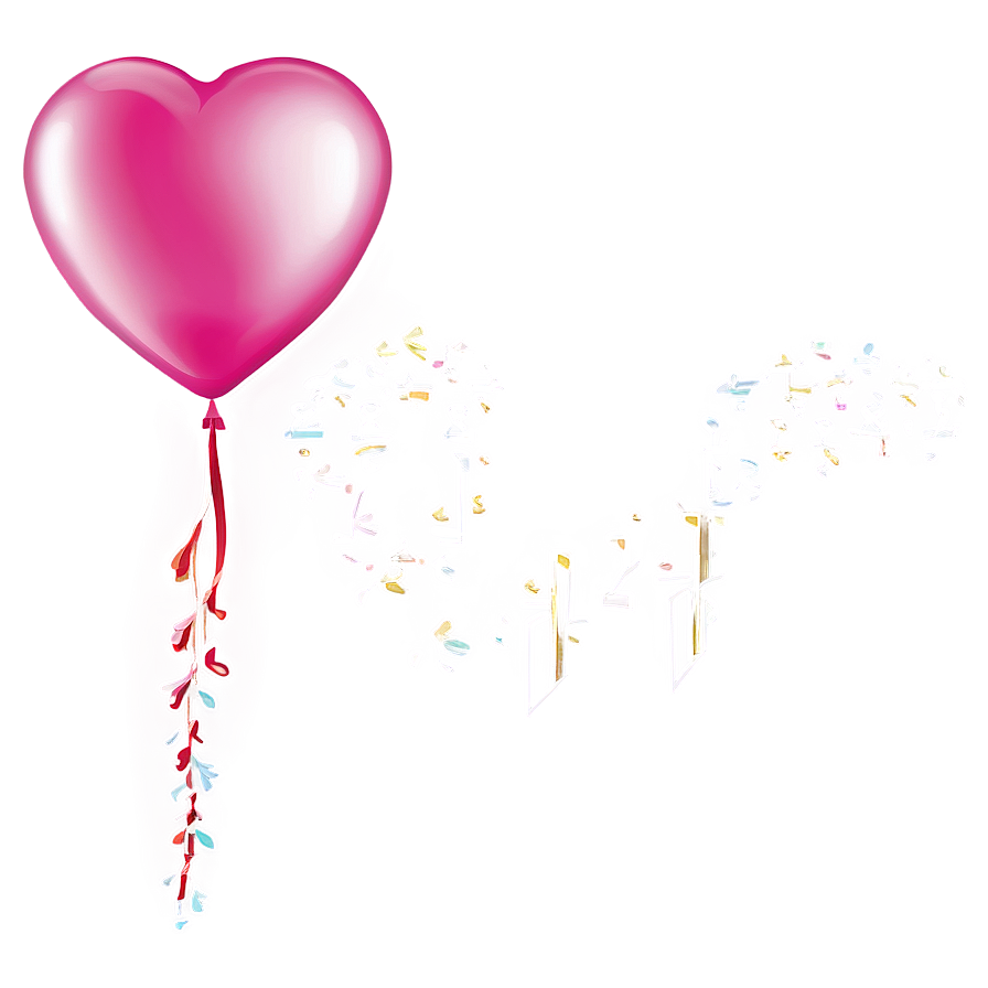 Transparent Heart Balloon Png Yke PNG Image