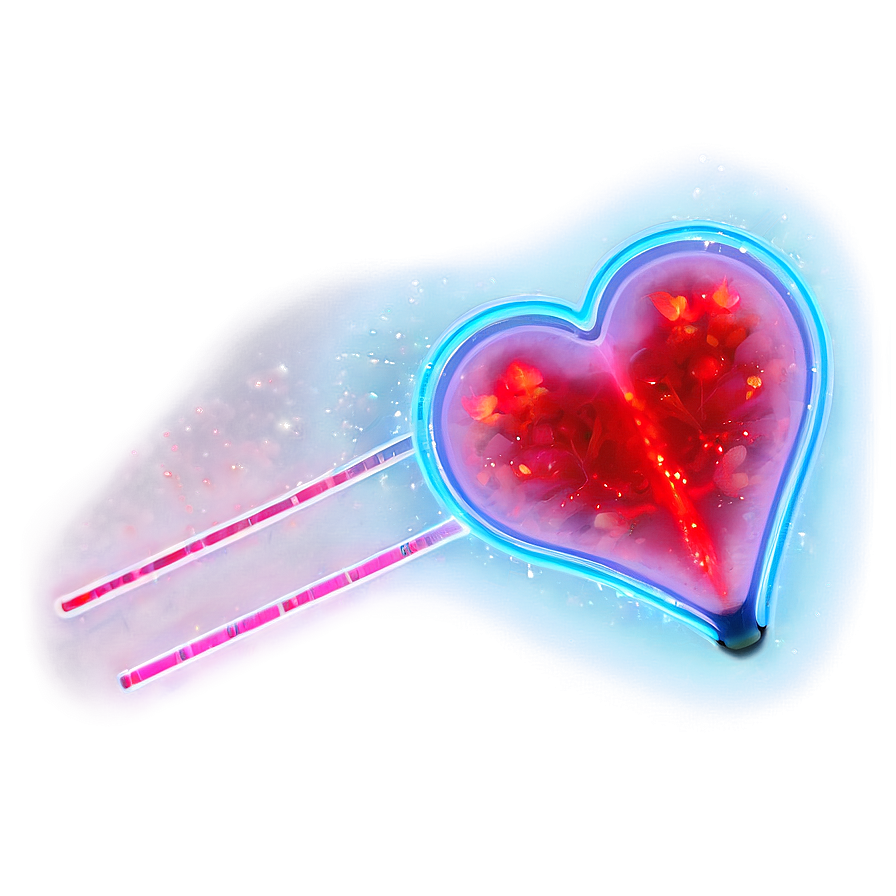 Transparent Neon Heart Png Nwi7 PNG Image