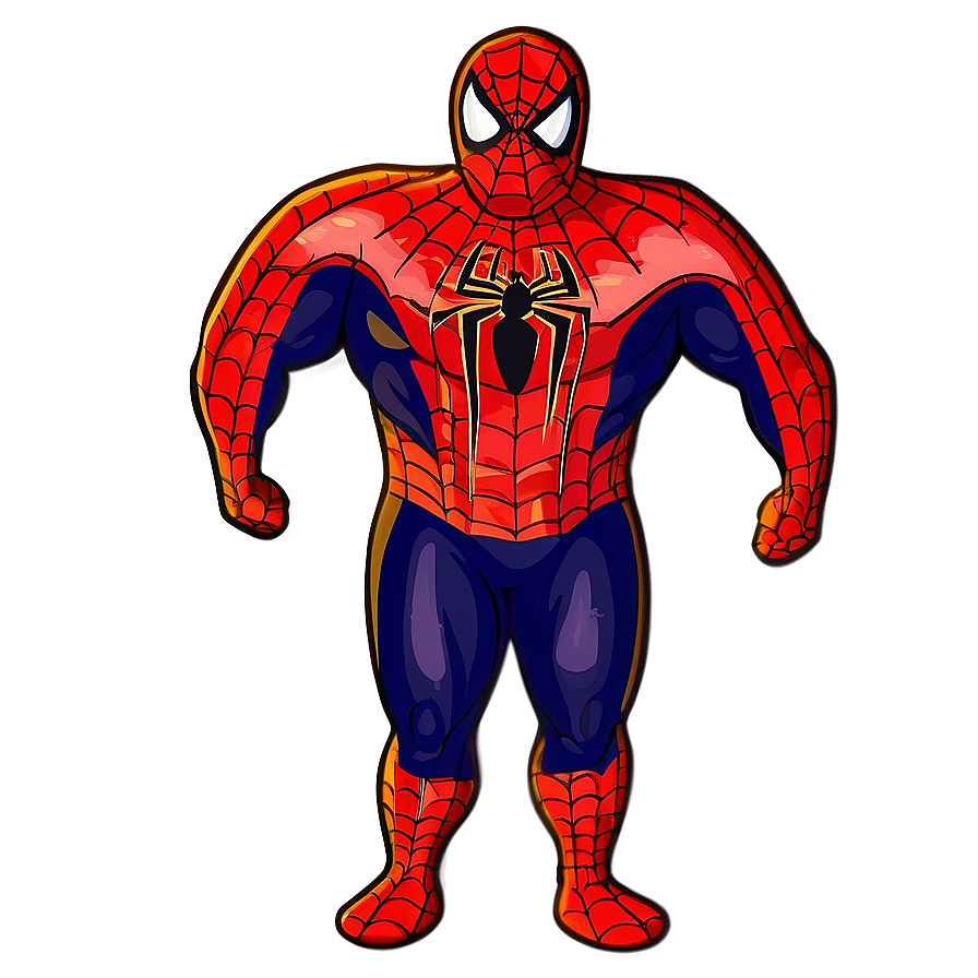 Transparent Spiderman Design Png Tam31 PNG Image