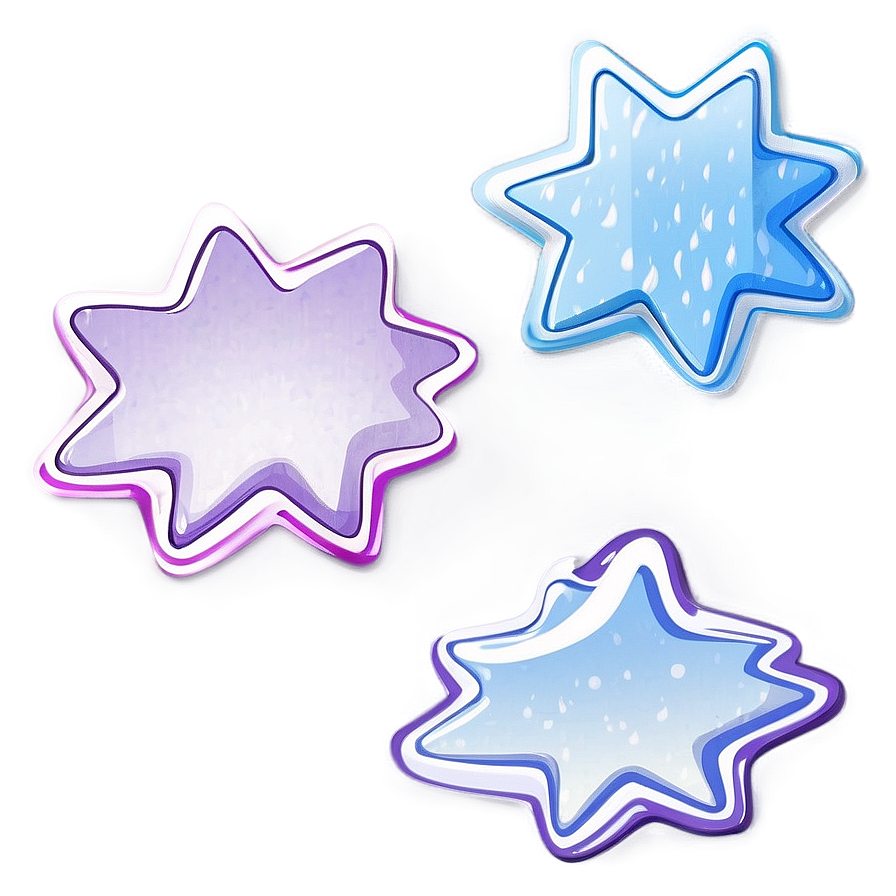 Transparent Star Sticker Png Uew PNG Image