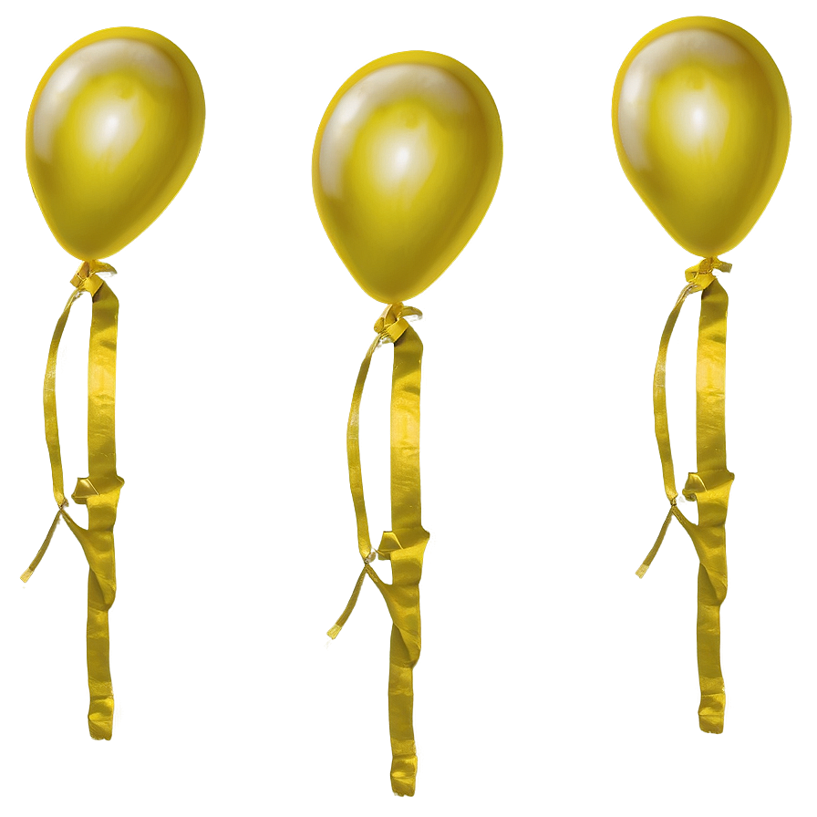 Transparent Yellow Balloon Png Ane36 PNG Image