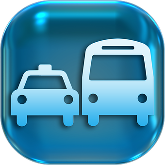 Transportation Icon Taxi Bus PNG Image