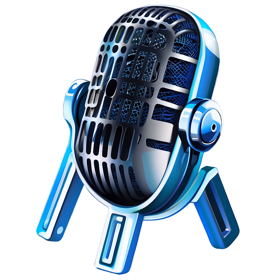 Travel-friendly Podcast Microphone Png 06122024 PNG Image