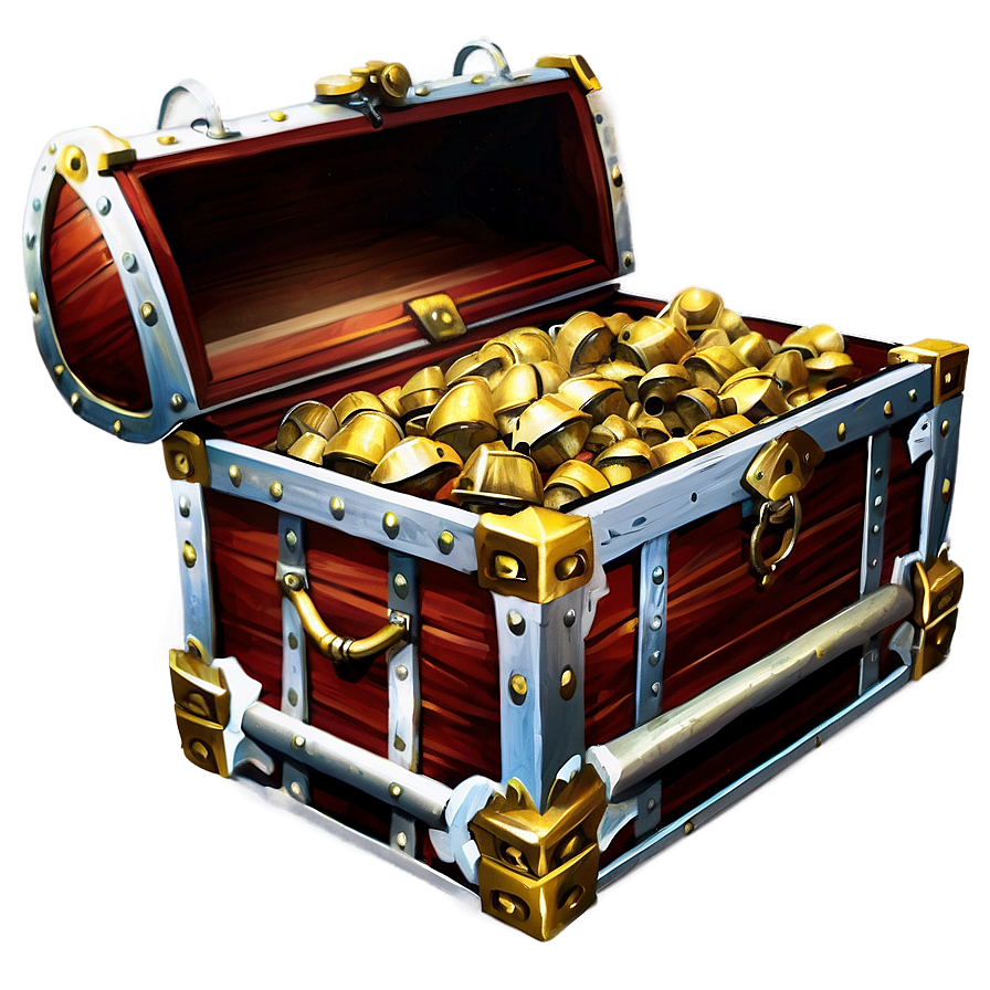 Treasure Chest From Pirate Ship Png Qkx68 PNG Image